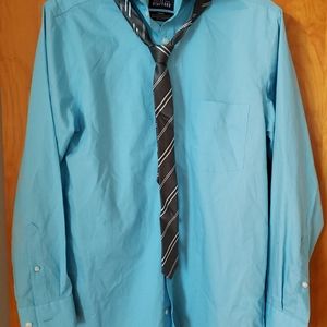 Mens dress shirt with tie